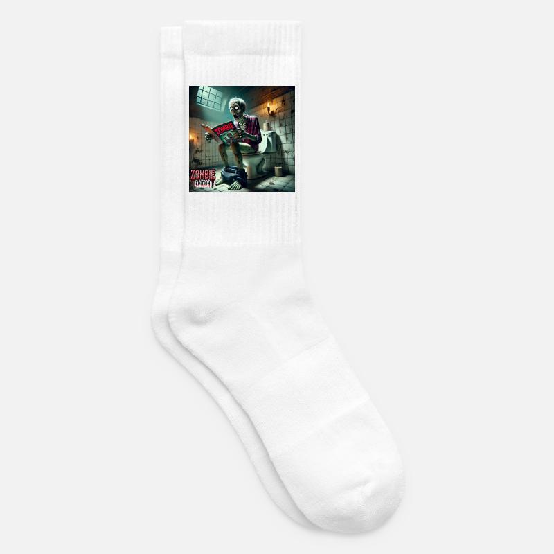 Zombie Loo - Tennis socks - white