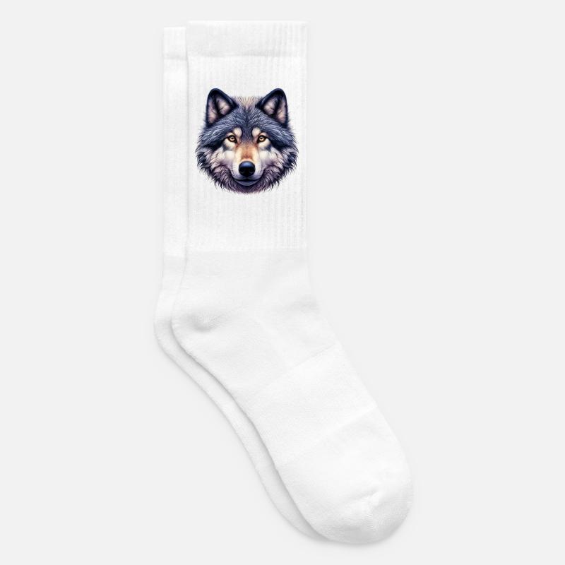 Wolf - Tennissocken - Weiß