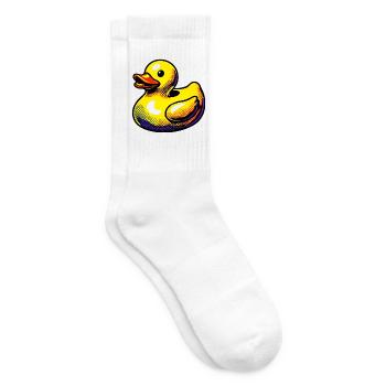 Ente Ente Ente Ente Ente - Tennissocken - Weiß - Rechts