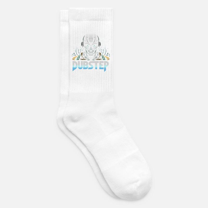 Dubstep Cyborg - Tennis socks - white