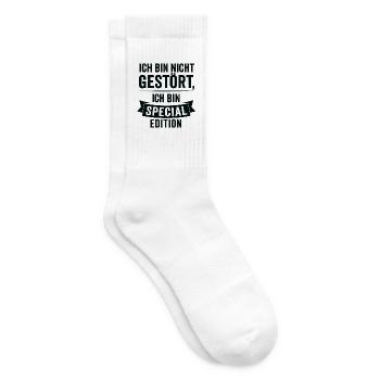 I'm Special Edition - Tennis socks - white - Right