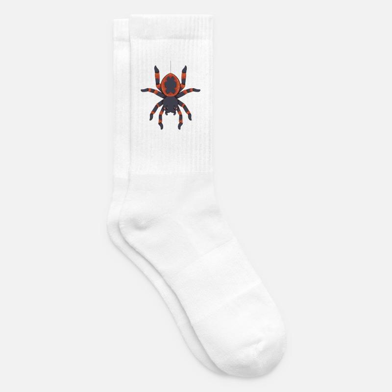 Spinne - Tennissocken - Weiß