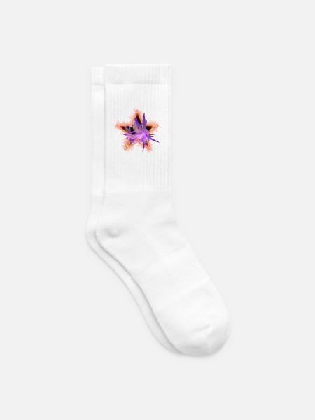 Flabellina im Stern - Tennissocken - Weiß