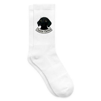 Schweißhund Tante Cäthe - Tennissocken - Weiß - Rechts