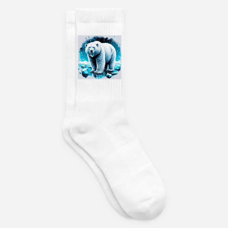 Eisbär - Tennissocken - Weiß