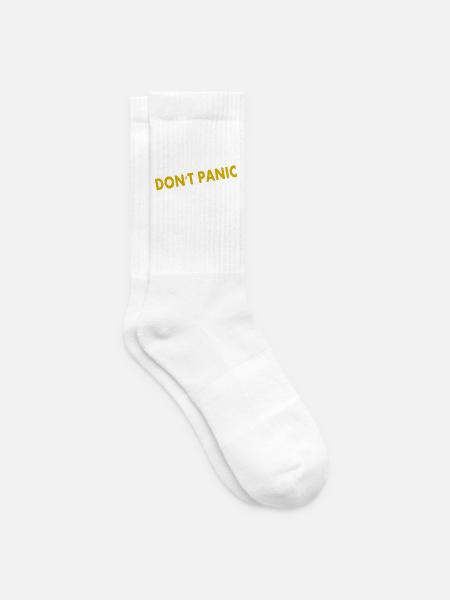 Don't Panic - Tennissocken - Weiß