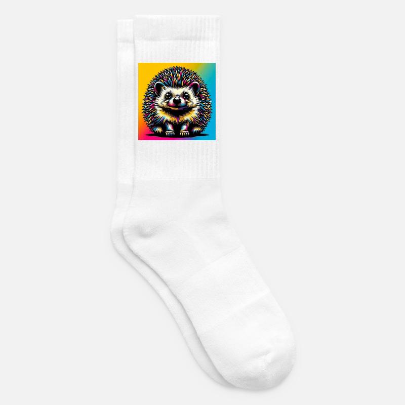 hérisson - Chaussettes de tennis - blanc