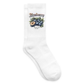 Vintage Blueberries - Tennis socks - white - Right