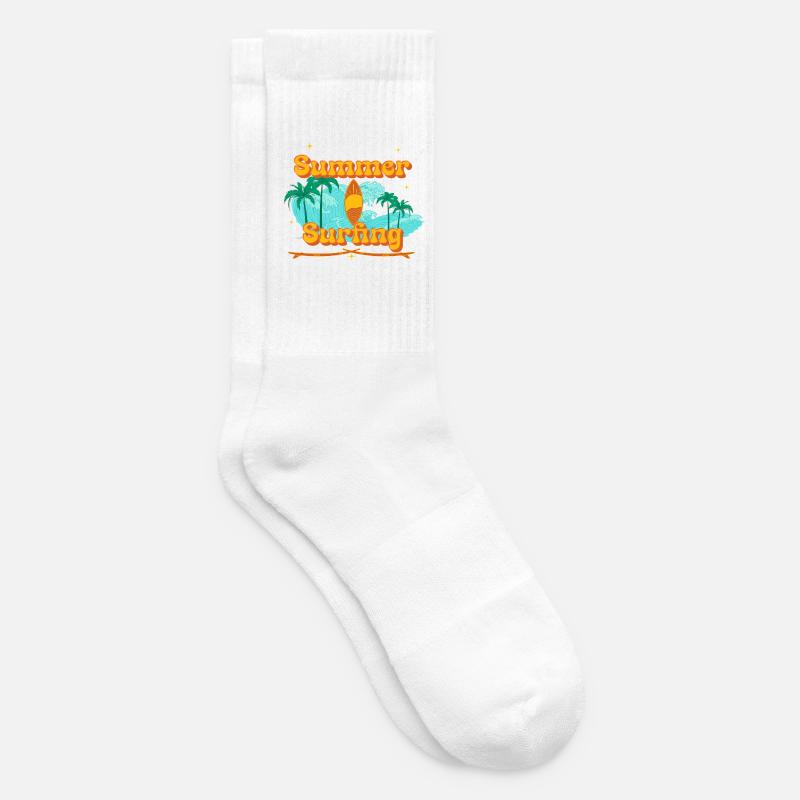 Surfing - Tennis socks - white