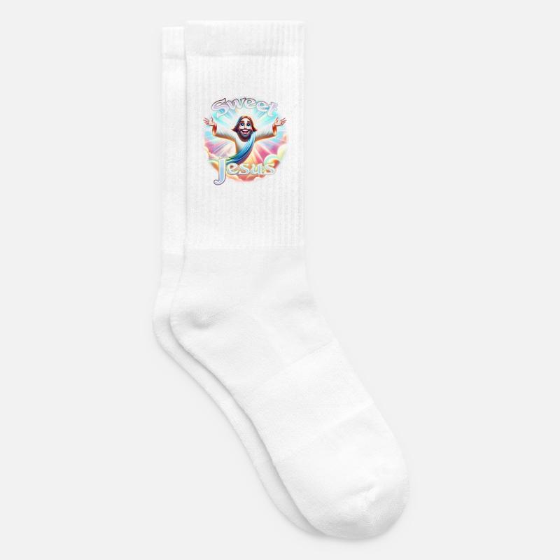 Doux Jésus - Chaussettes de tennis - blanc