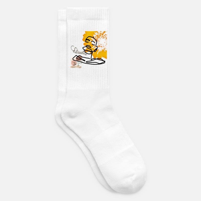 Sokrates Boho  Seele - Tennissocken - Weiß
