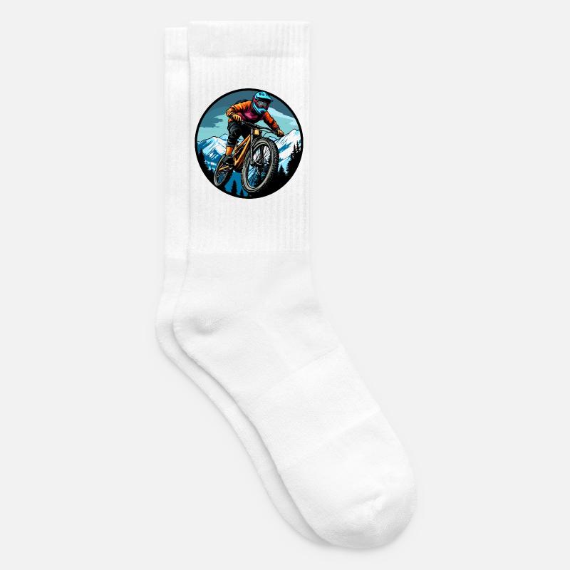 Freeride Biker - Tennissocken - Weiß