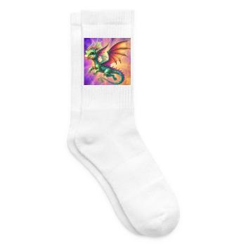 dragon - Chaussettes de tennis - blanc - Droite