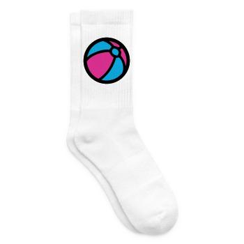 Wasserball Strand Sommer Icon - Tennissocken - Weiß - Rechts