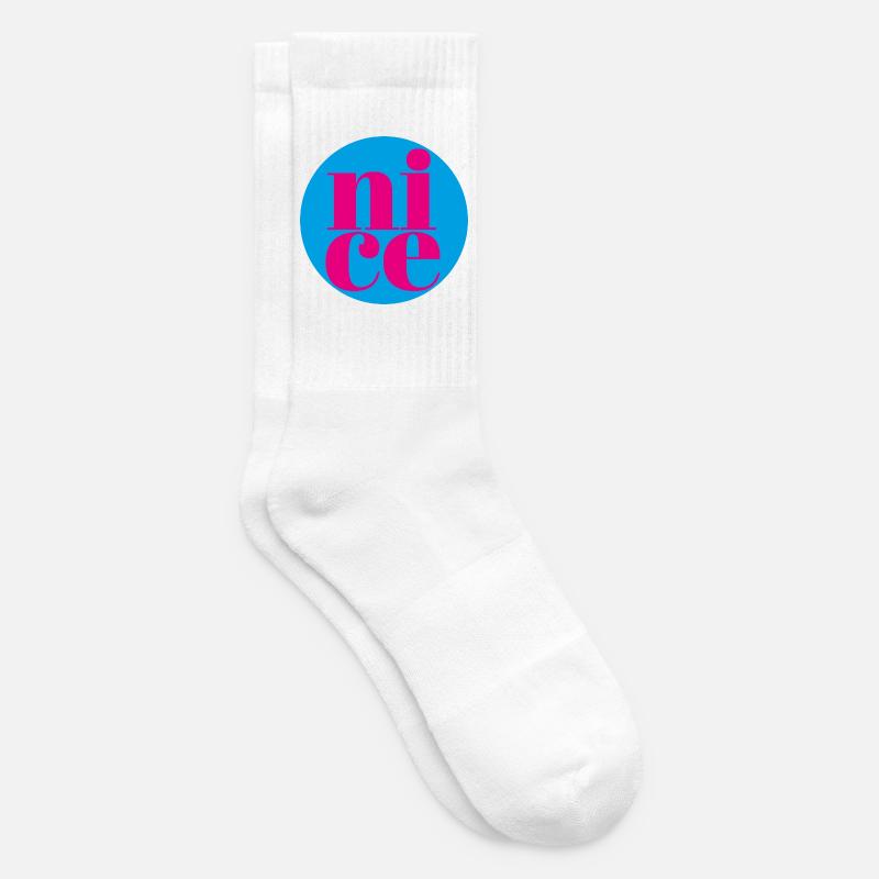 nice - Tennis socks - white