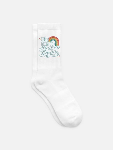 Pride Month LGBTQ – großer Fan der Menschenrechte - Tennissocken - Weiß