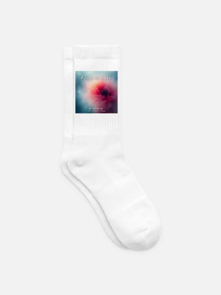 Echoes of Love von Monsoon/Mark Noone - Tennissocken - Weiß