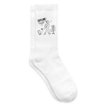 Offline Abenteuer Wanderin Pfadzeichen - Tennissocken - Weiß - Rechts