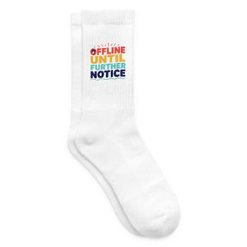 bis auf weiteres offline - Tennissocken - Weiß - Rechts