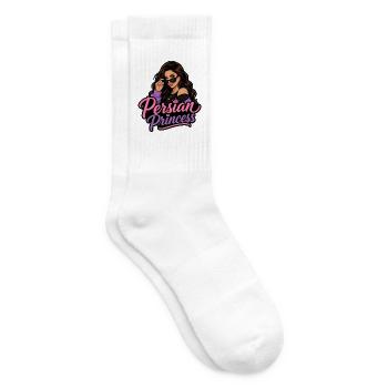 Persische Prinzessin Glamour - Tennissocken - Weiß - Rechts