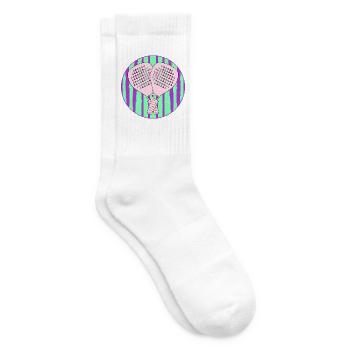 Padel-Paar - Tennissocken - Weiß - Rechts