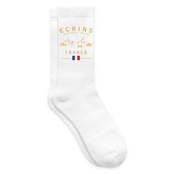 Ecrins Nationalpark Frankreich Berglandschaft - Tennissocken - Weiß - Rechts