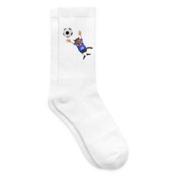 Foufoot – Welcher Torwart!! ⚽ - Tennissocken - Weiß - Rechts