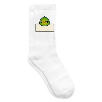 Dinosaurier-Namenszeichen - Tennissocken - Weiß - Rechts
