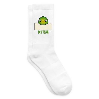Kindertagesstätte Kitakind Dinosaurier - Tennissocken - Weiß - Rechts
