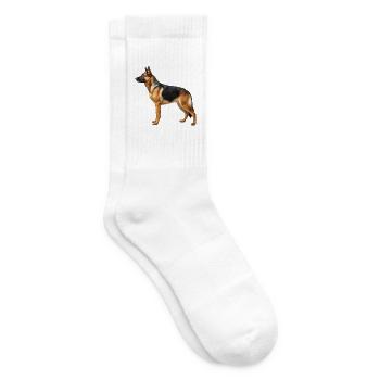Deutscher Schäferhund - Tennissocken - Weiß - Rechts