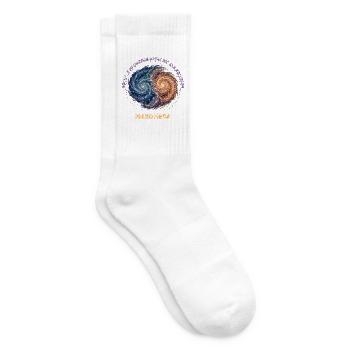 MILKOMEDA - 4,5 Milliarden Jahre bis zur Kollision - Tennissocken - Weiß - Rechts