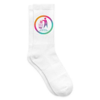 Zeichen setzen Gegen Rechts. Gegen Nazis. - Tennissocken - Weiß - Rechts