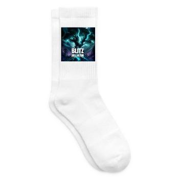 Blitz Der Natur - Tennissocken - Weiß - Rechts