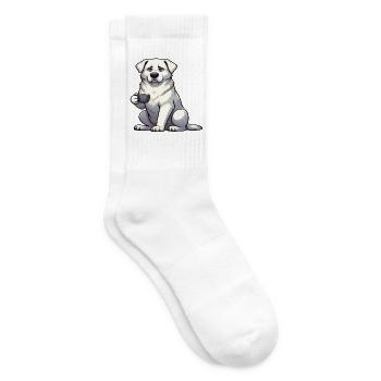 Weißer Schäferhund Schäferhund Schäferhunde - Tennissocken - Weiß - Rechts