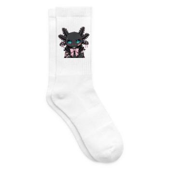 Stitchling Midnight Axolotl - Tennissocken - Weiß - Rechts