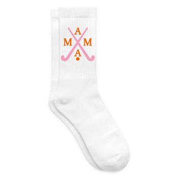 Hallenhockey Mama Hockey - Tennissocken - Weiß - Rechts
