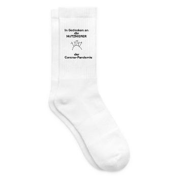 Gedenkartikel Nutzniesser - Tennissocken - Weiß - Rechts