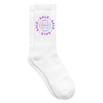 Website verkaufen - Tennissocken - Weiß - Rechts