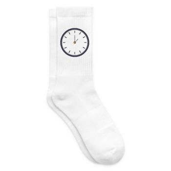 Uhr - Tennissocken - Weiß - Rechts