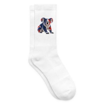 Australischer Koala - Tennissocken - Weiß - Rechts