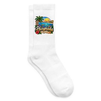 Hurghada – Red Sea, Sun & Dive - Tennissocken - Weiß - Rechts