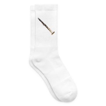 Porzellan-Crack-Klarinette - Tennissocken - Weiß - Rechts