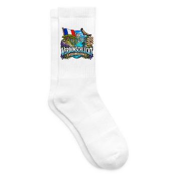 Verdonschlucht – Provence, Natur & Abenteuer - Tennissocken - Weiß - Rechts