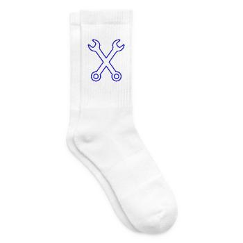 Schraubenschlüssel - Tennissocken - Weiß - Rechts