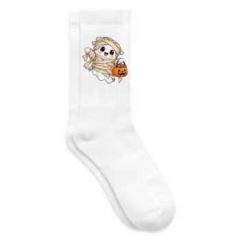 Halloween kids design - Tennissocken - Weiß - Rechts