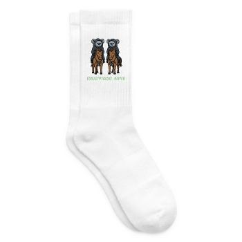 EUKALYPTISCHE REITER - Tennissocken - Weiß - Rechts