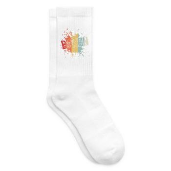 Biker Bmx Fahrrad - Tennissocken - Weiß - Rechts