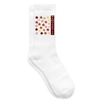 Herbst Vielfalt Demokratie - Tennissocken - Weiß - Rechts