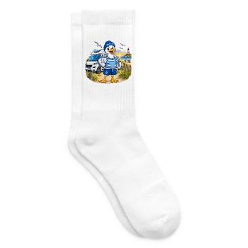 OstseeFreunde Camper - Tennissocken - Weiß - Rechts