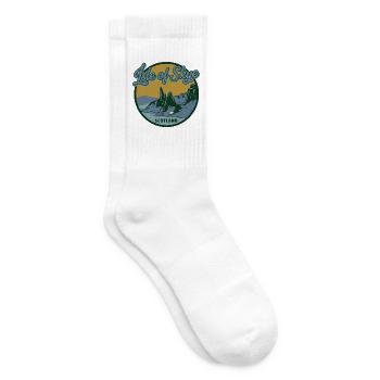 Isle of Skye, Schottland - Tennissocken - Weiß - Rechts